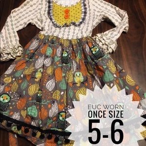 Girls Eleanor roses dress size 5-6